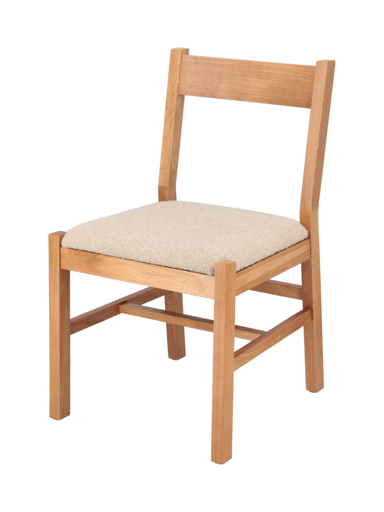 HARMONY Dining chair with bouclé