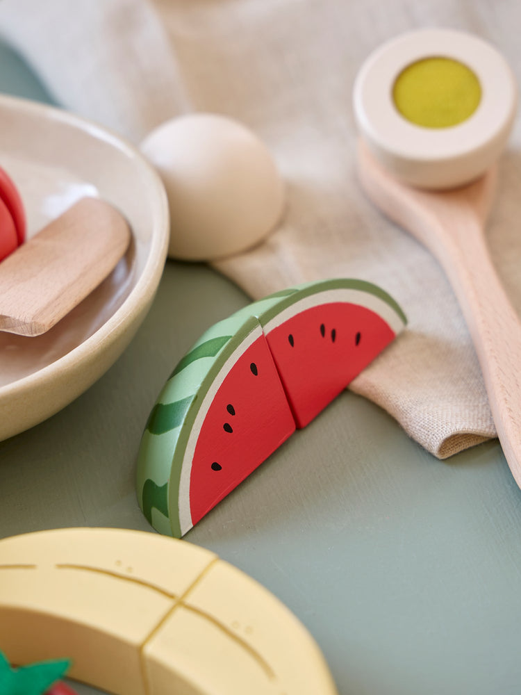 Wooden toy watermelon