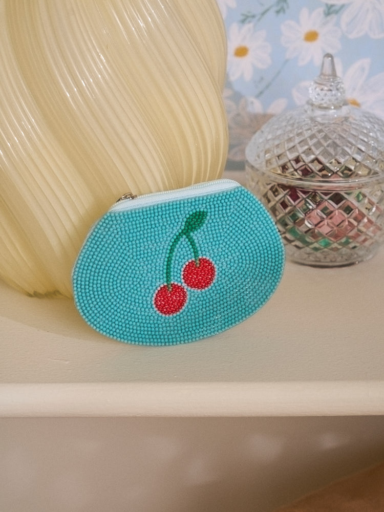 Beaded coin purse