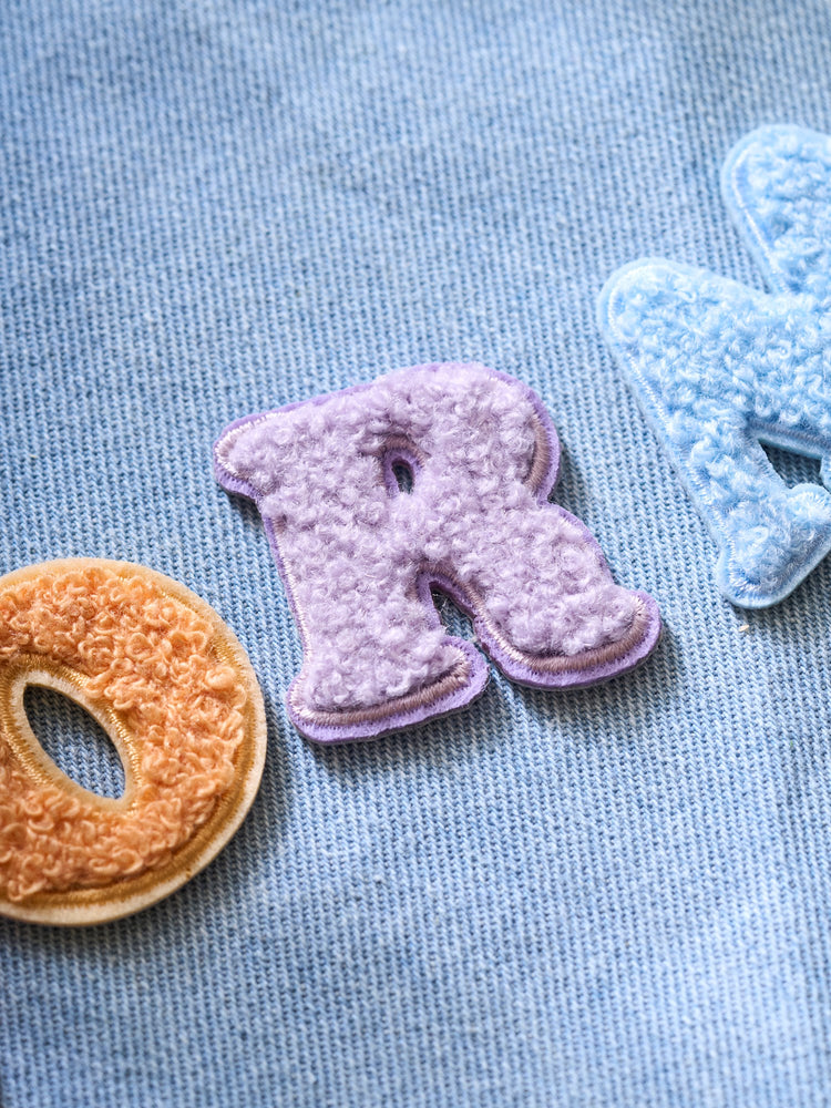 Iron-on letter patch