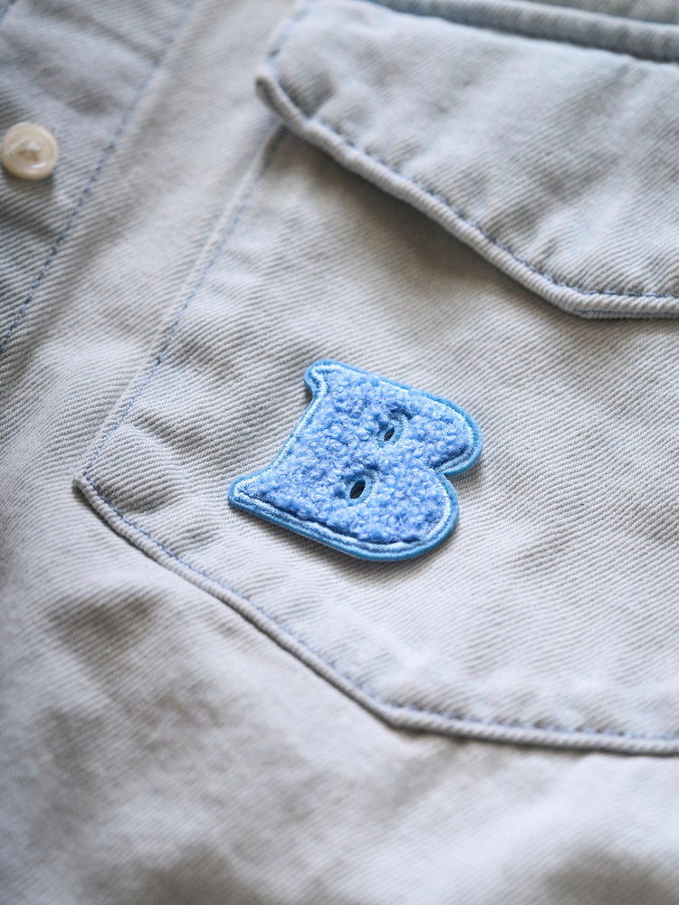 Iron-on letter patch