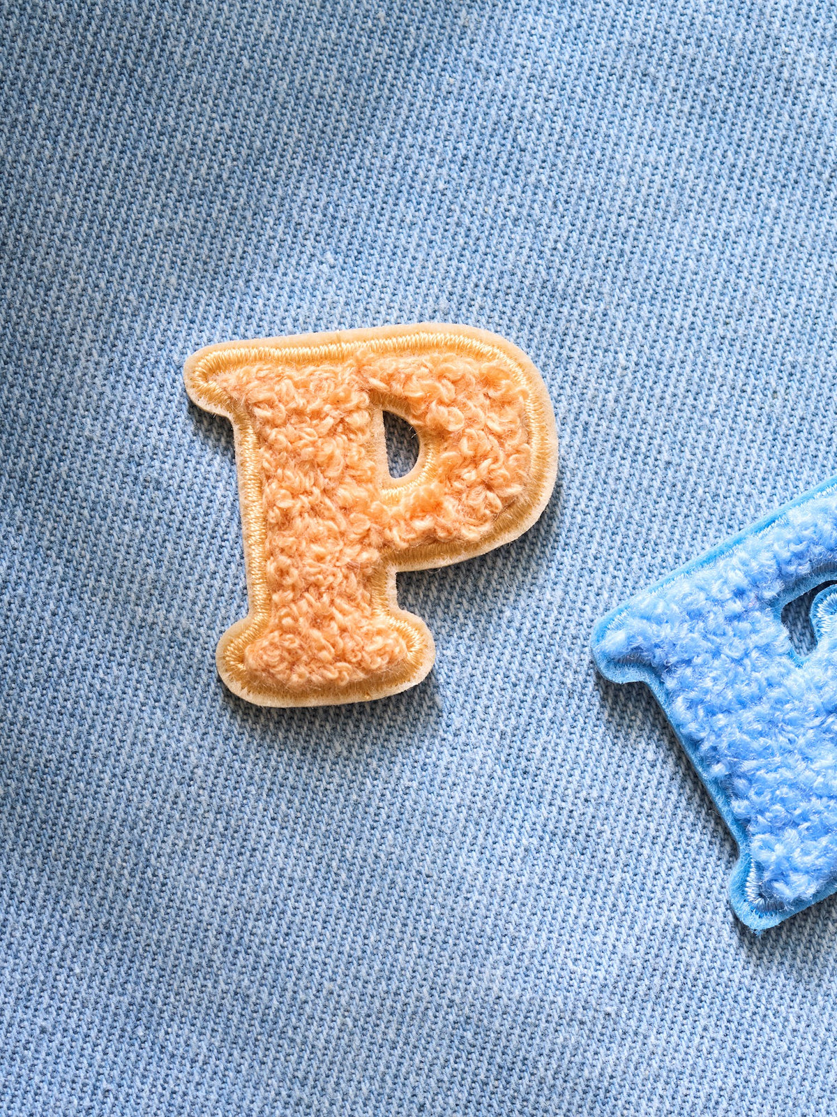 Iron-on letter patch