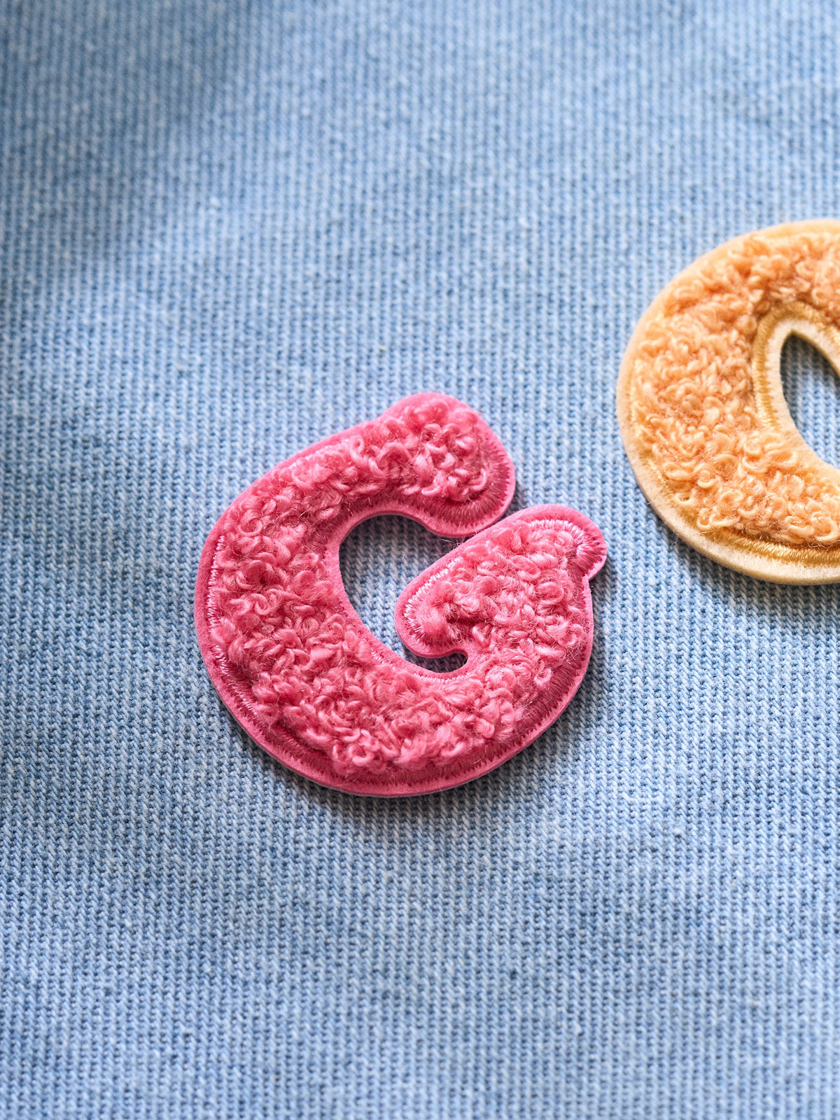 Iron-on letter patch
