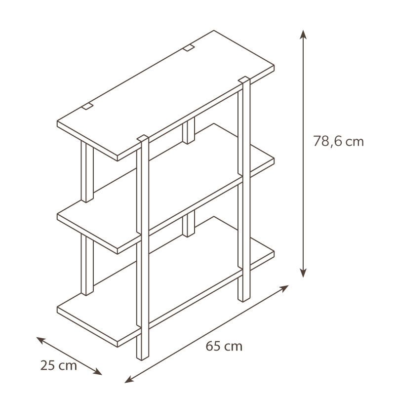 Pine shelf