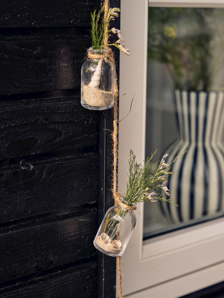 Vases on string