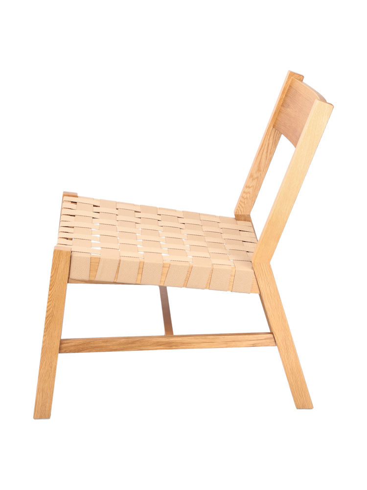 HARMONY Lounge chair with woven seat