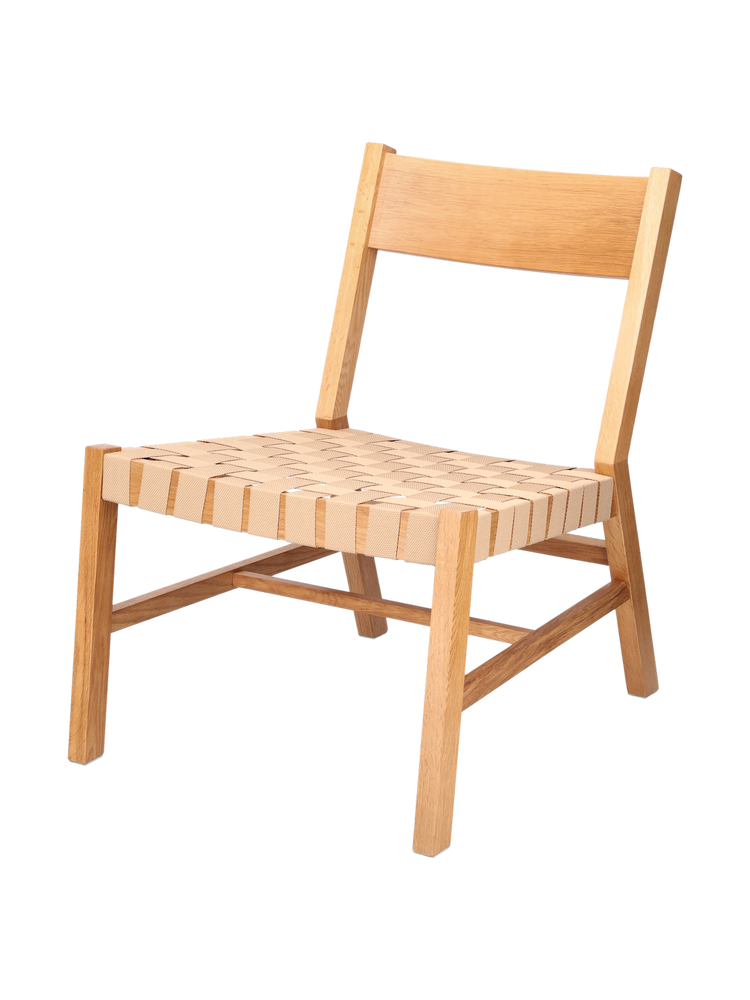 HARMONY Lounge chair with woven seat