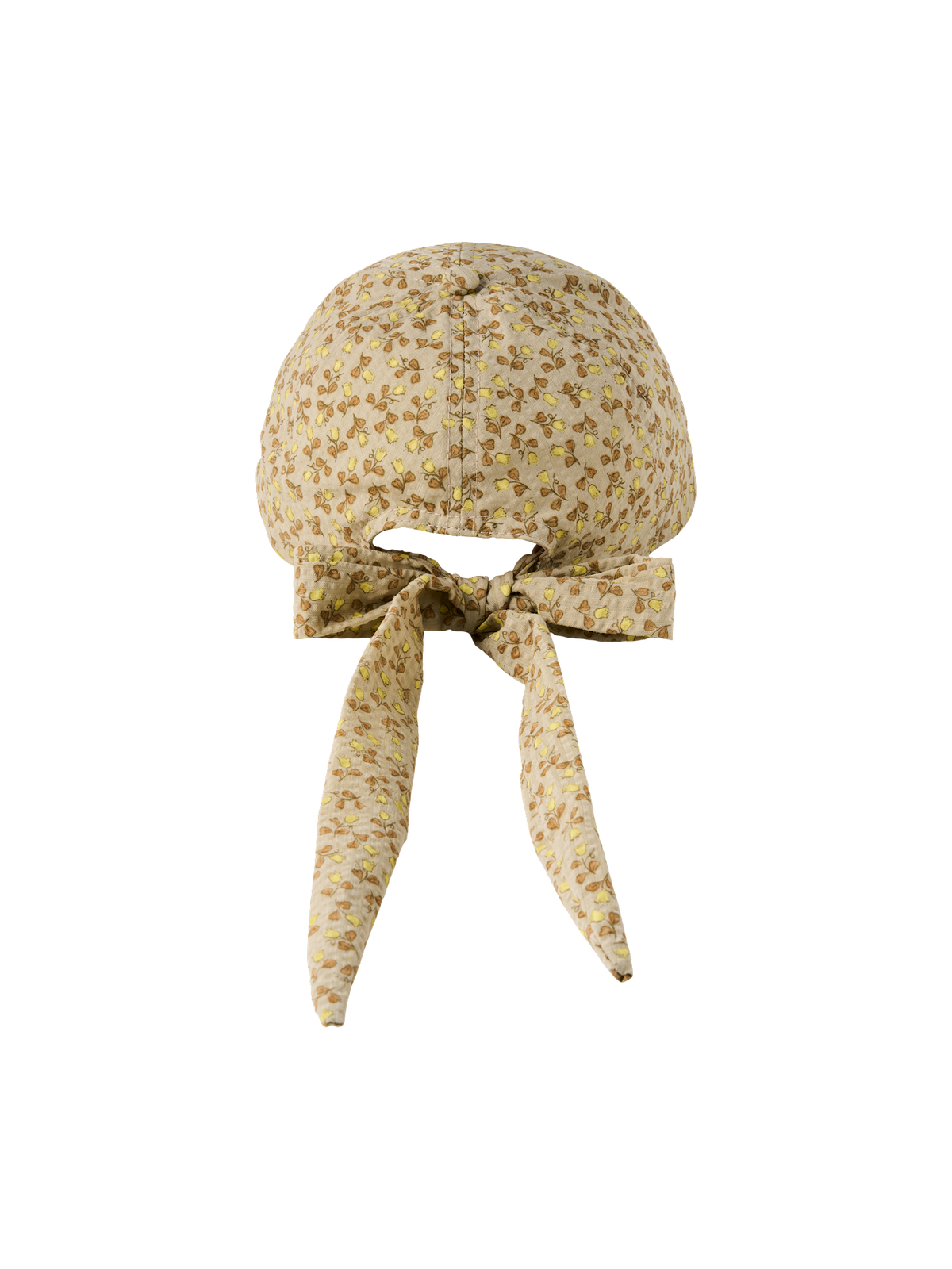 Seersucker cap with bow