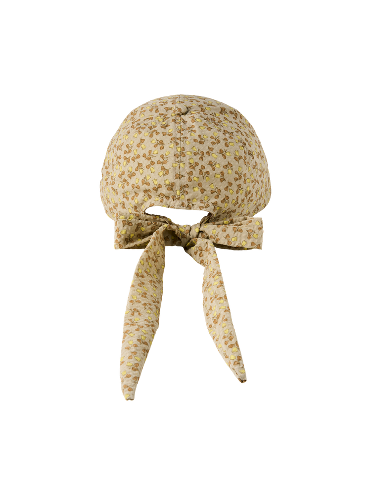 Seersucker cap with bow
