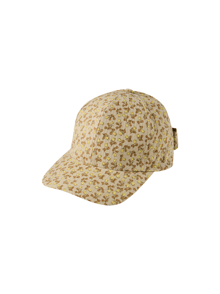 Seersucker cap with bow