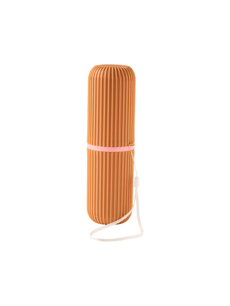 Travel toothbrush holder