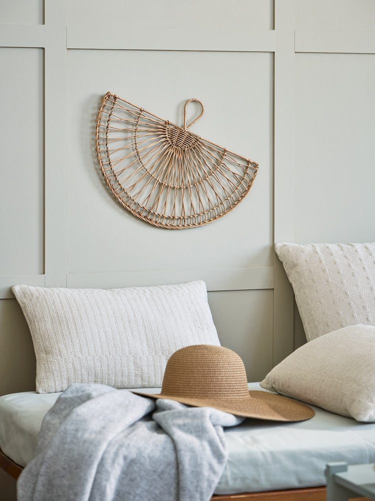 Rattan wall decoration