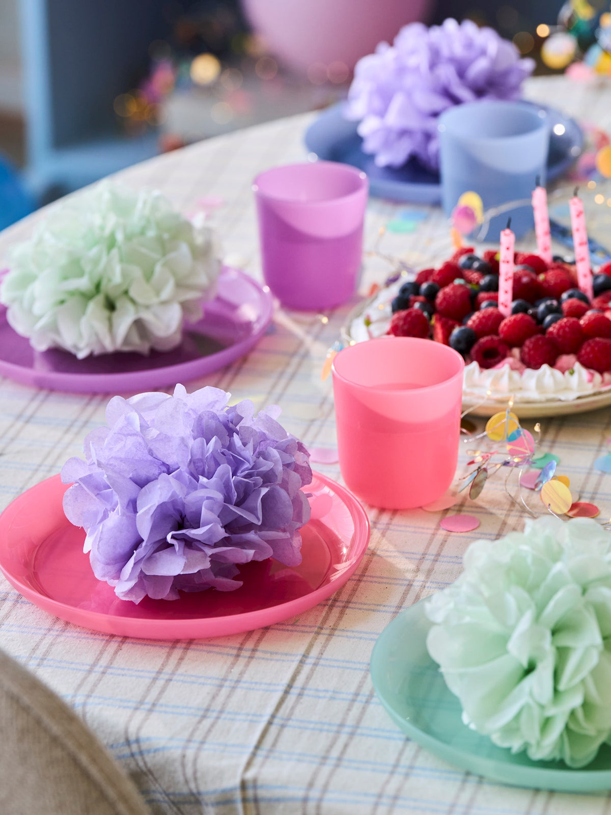 Reusable plastic cups for children