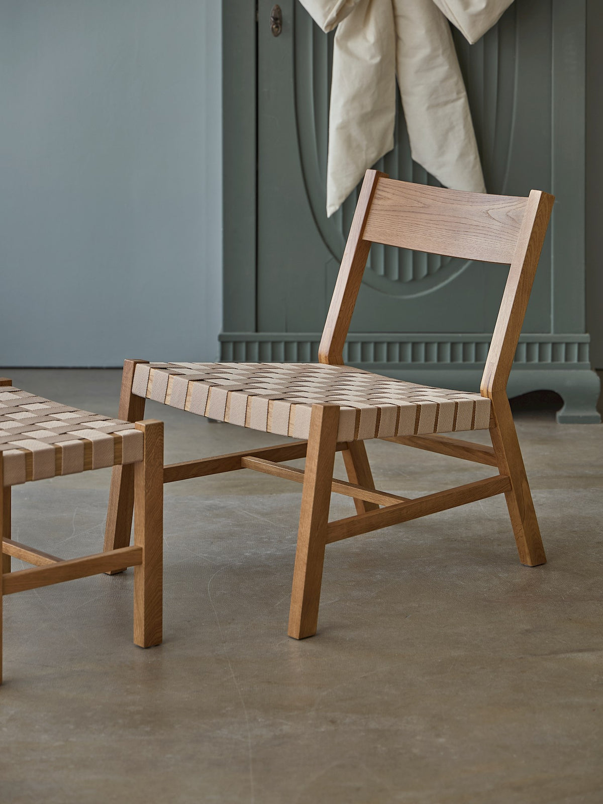 HARMONY Lounge chair with woven seat