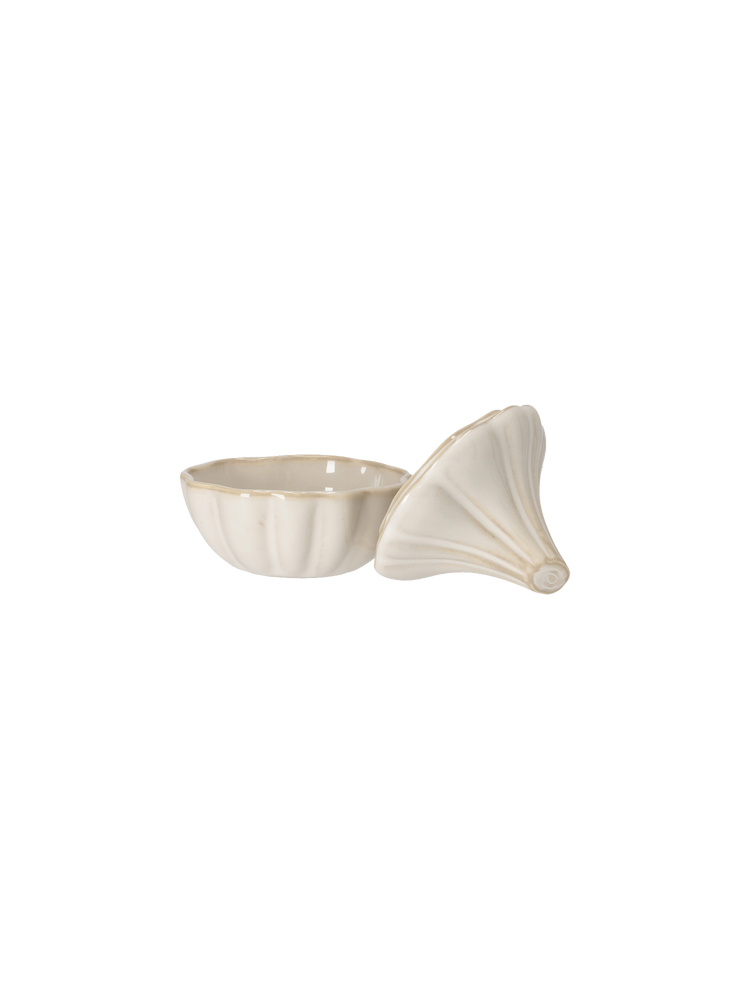 Garlic storage jar with lid