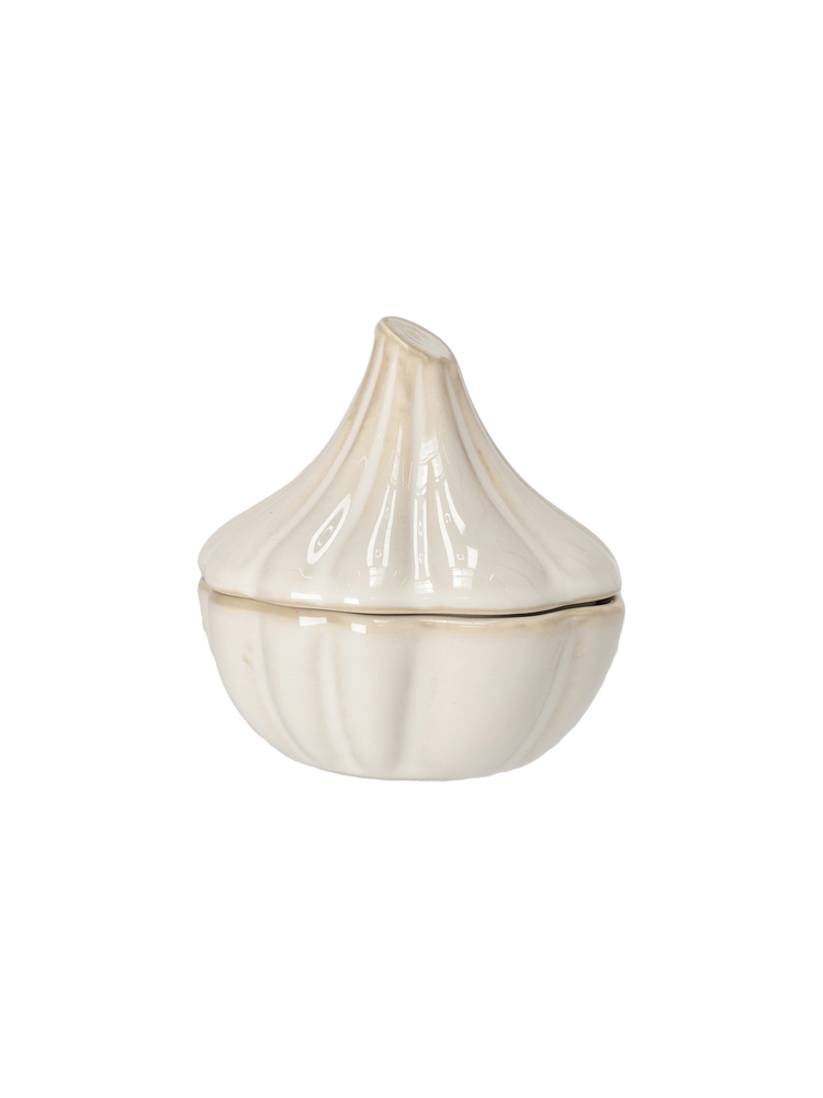 Garlic storage jar with lid