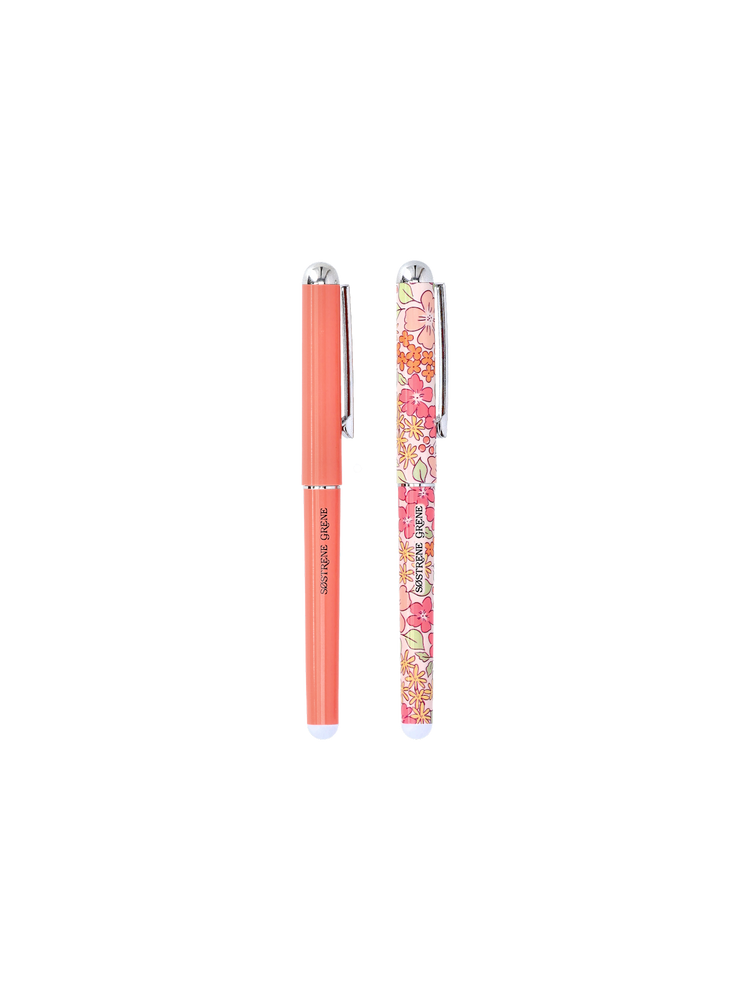 Ballpoint pens with lids