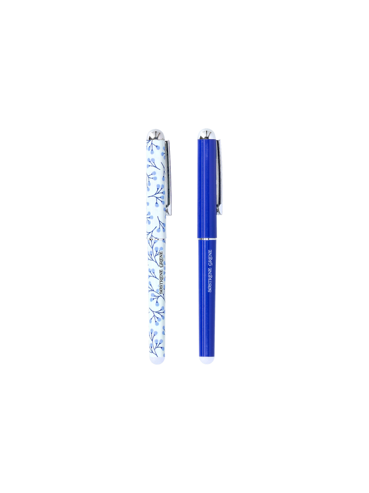 Ballpoint pens with lids
