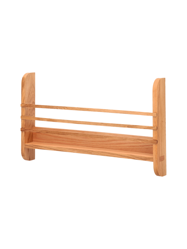 Wall-mounted magazine holder