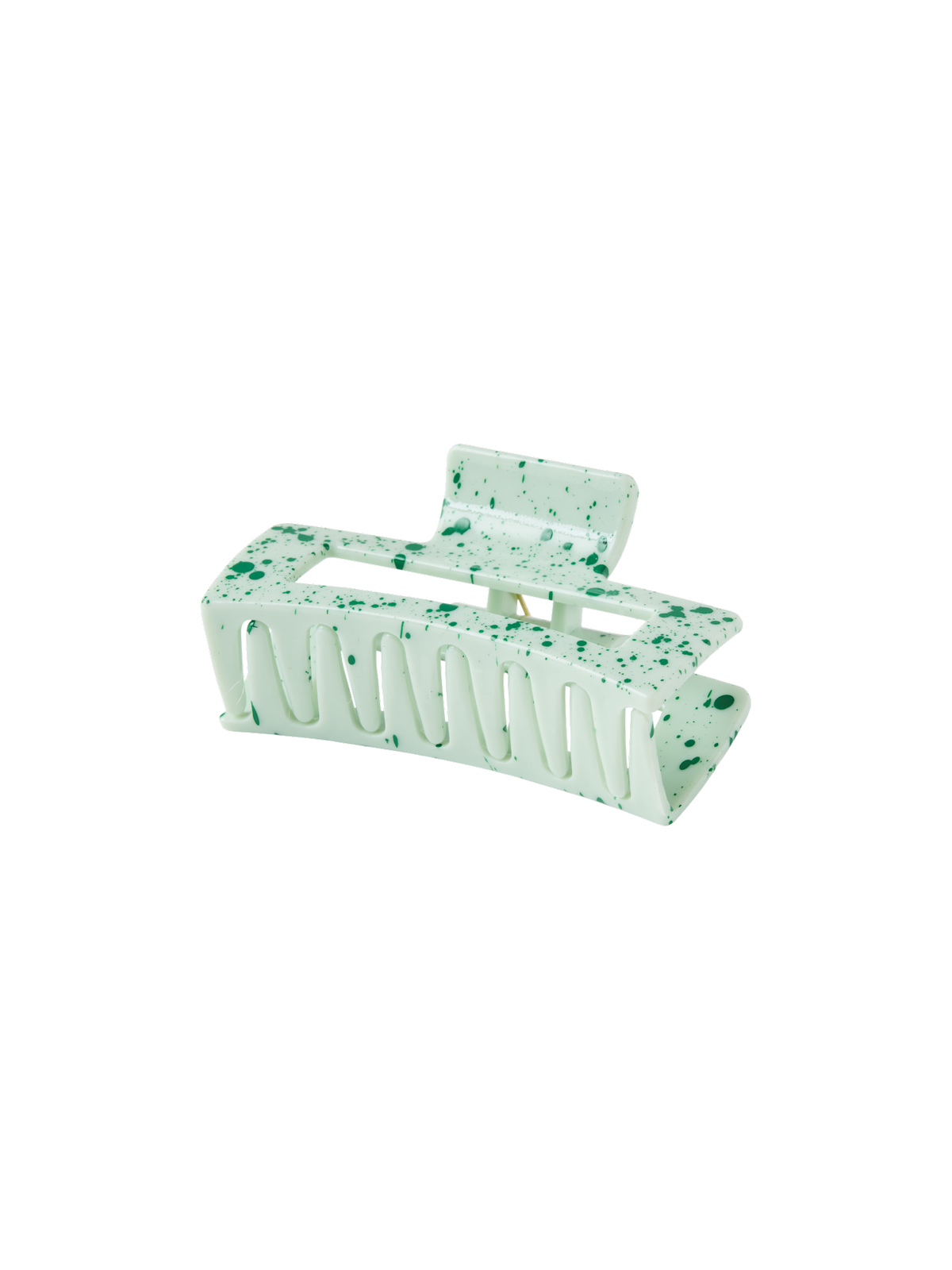 Hair claw splash blue