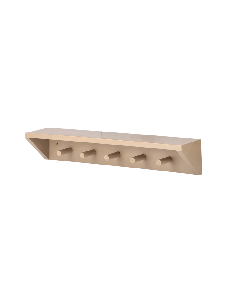 Shelf with hooks