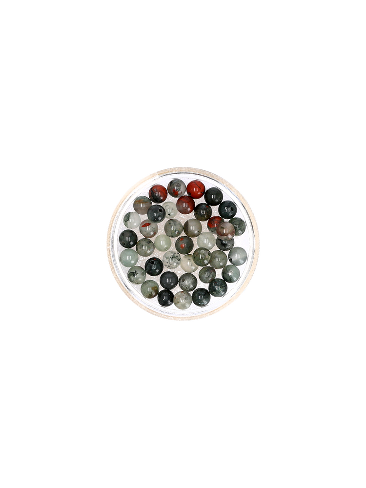 Bloodstone beads