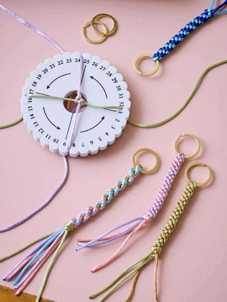 DIY kit kumihimo keyring