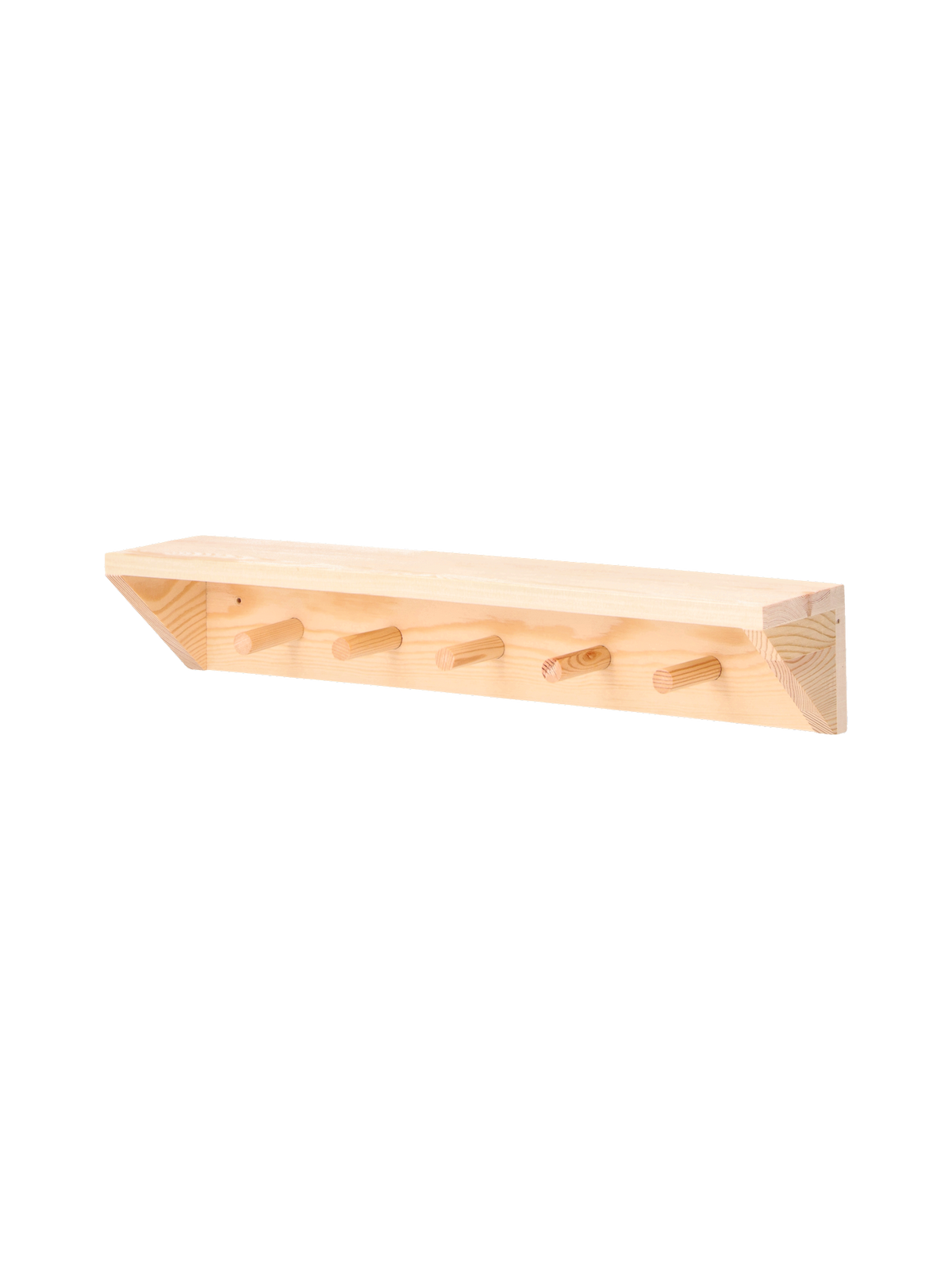 Shelf with hooks