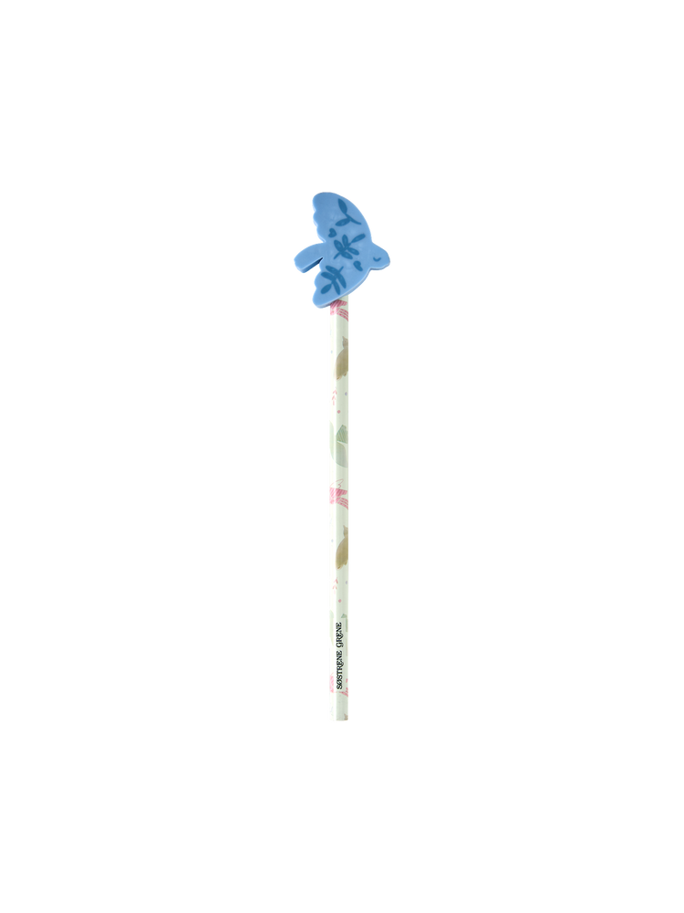 Pencil with bird topper