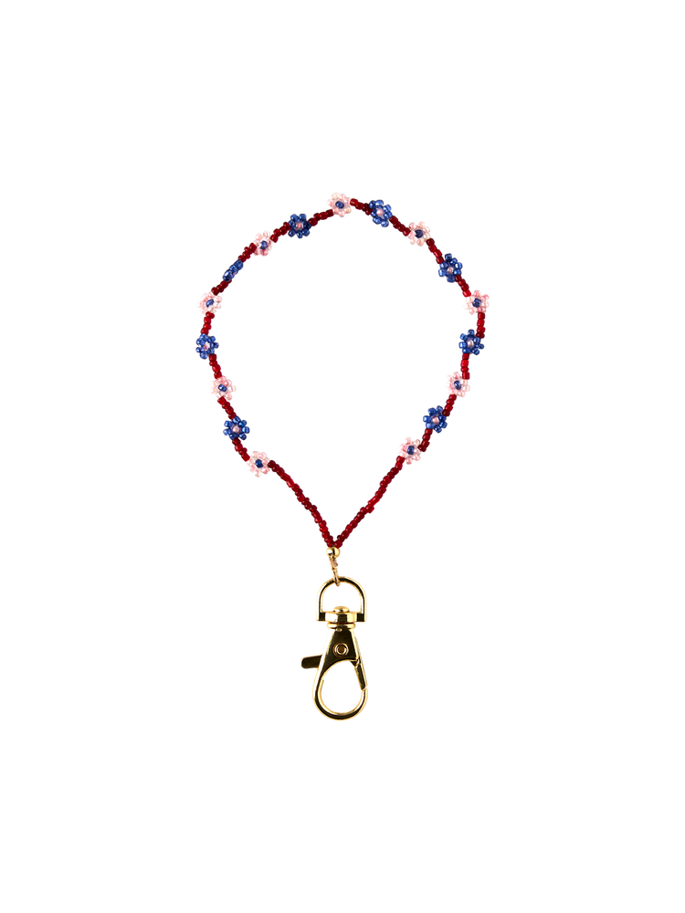 Beaded keyring