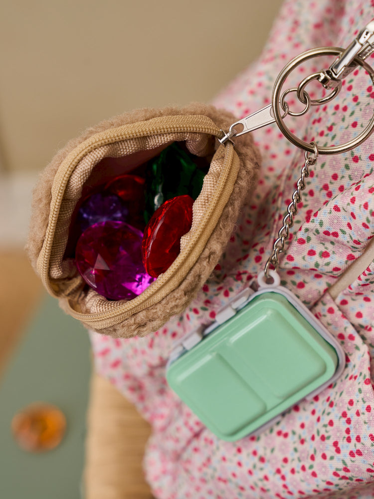Bag charm keyring