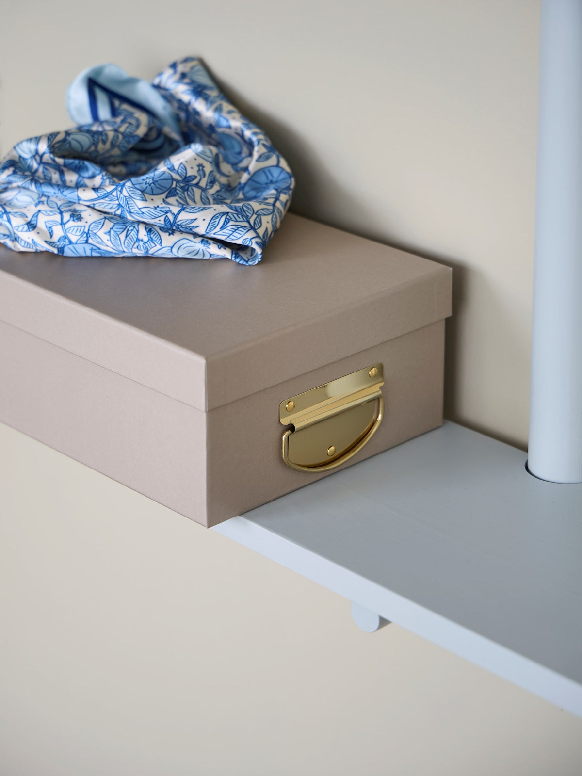 Storage box with handle