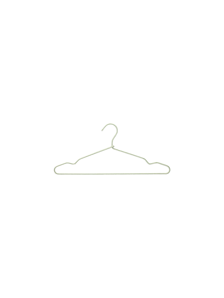 Fabric covered clothes hanger