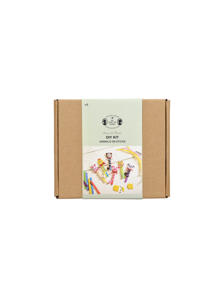 Animals on sticks DIY kit