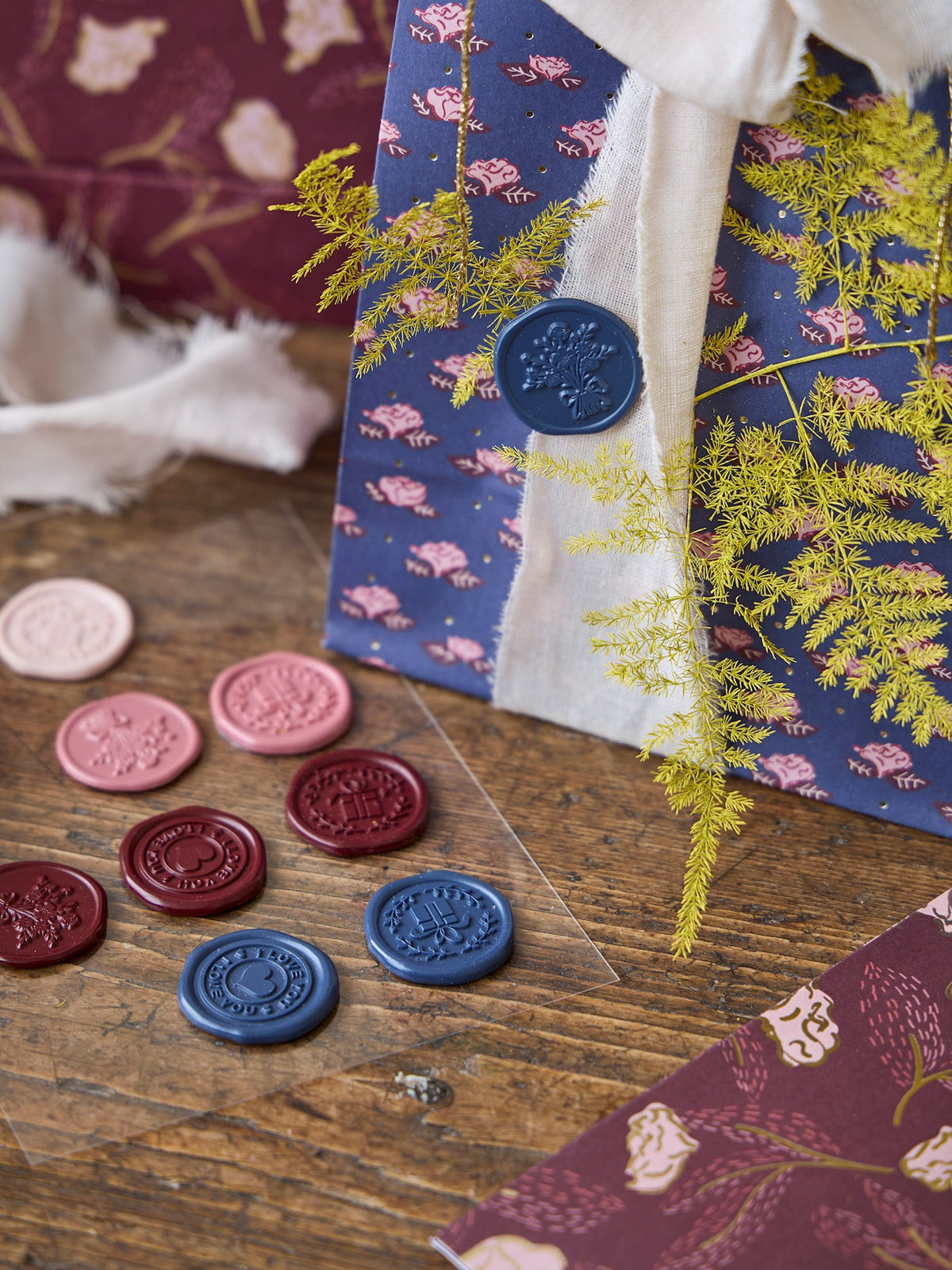 Wax sealing stickers