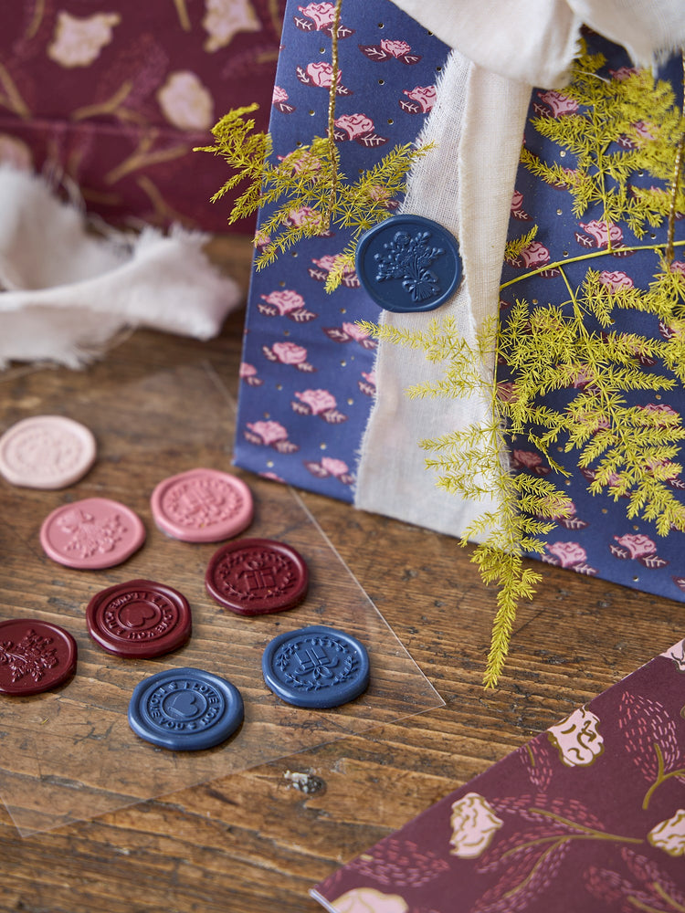 Wax sealing stickers