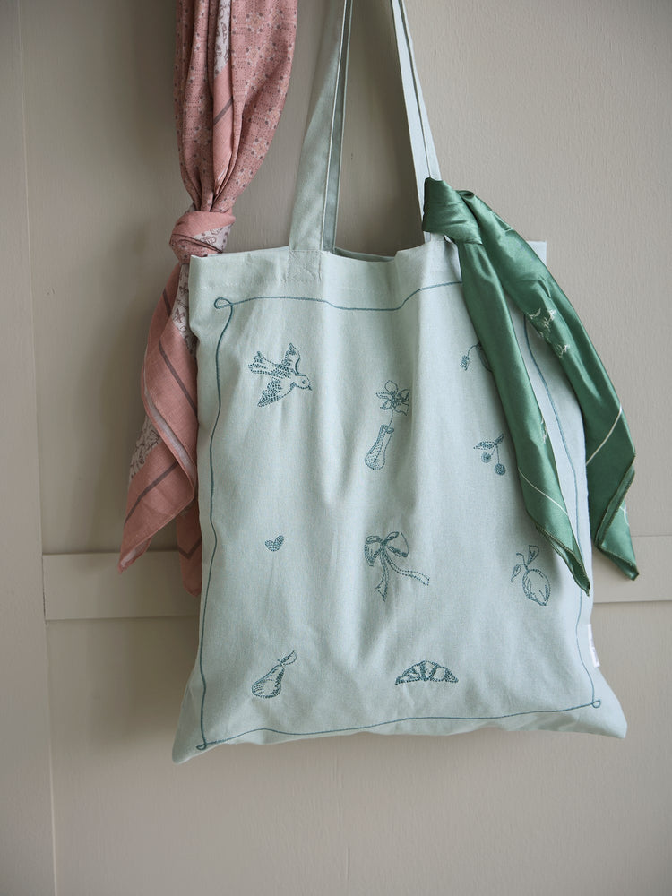 Tote bag with embroidery