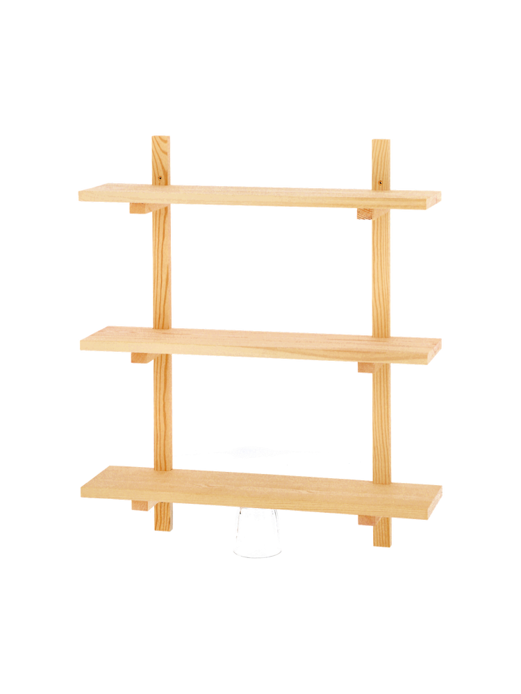 Pine wall shelf