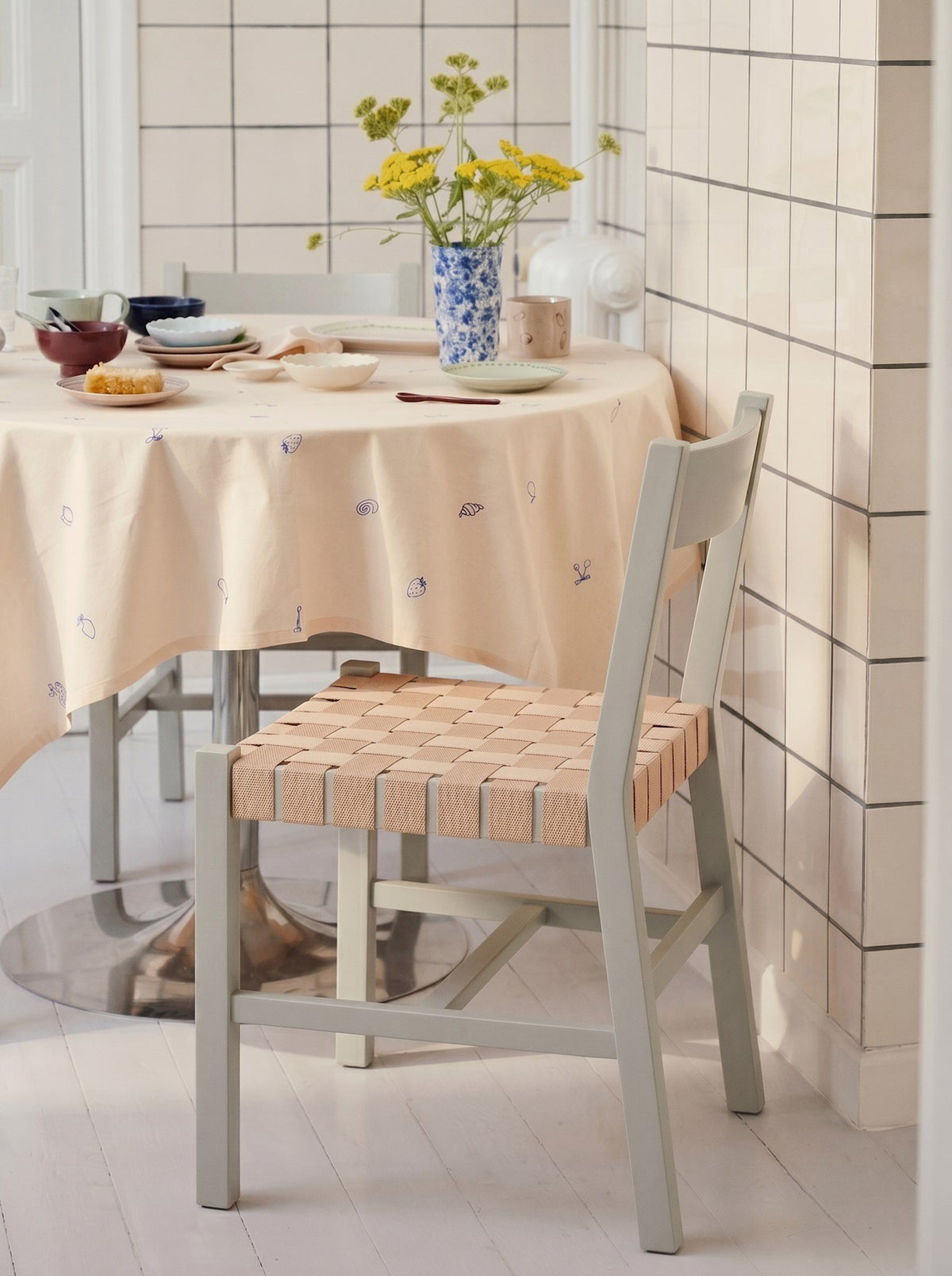 HARMONY Dining chair with woven seat