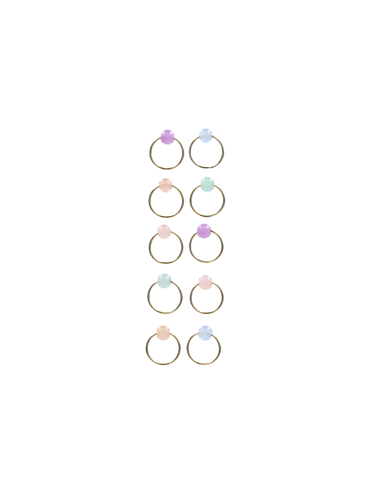 Stitch markers with beads