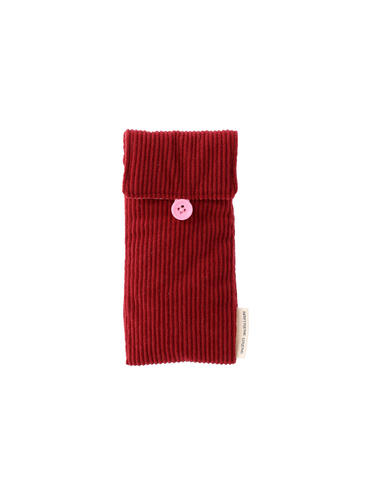 Glasses case corduroy