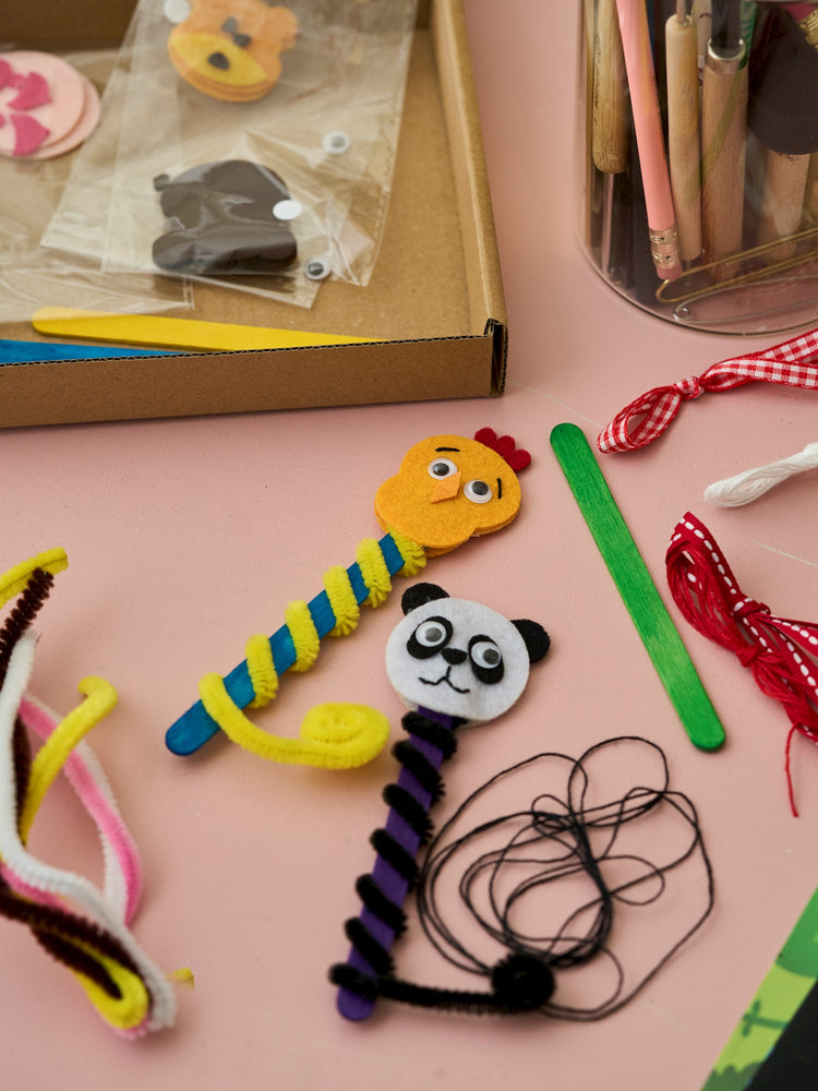 Animals on sticks DIY kit