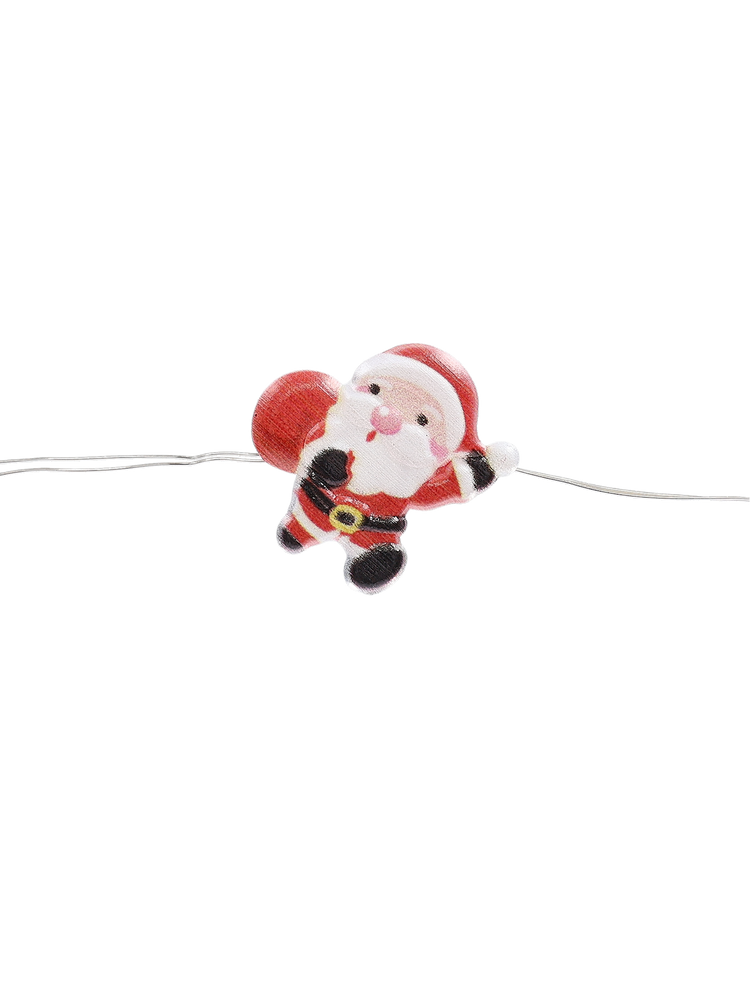 LED Santa string lights