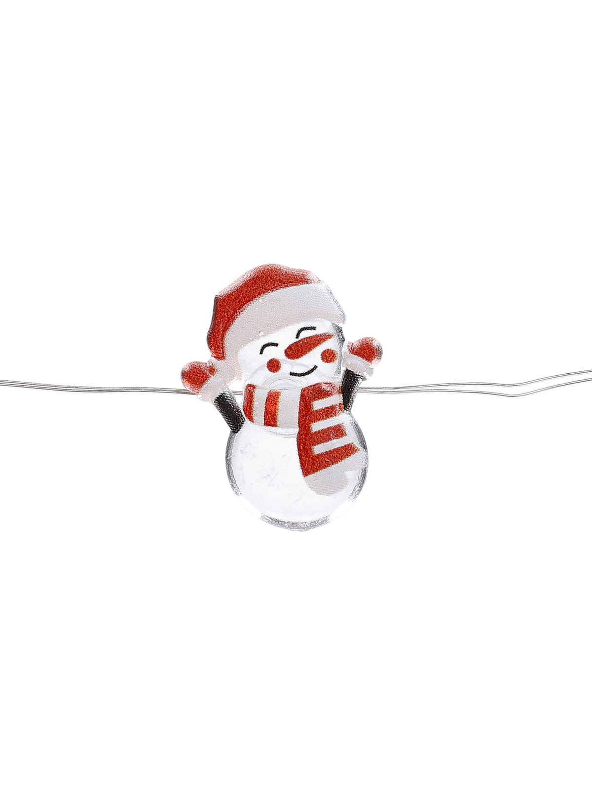 LED snowman string lights