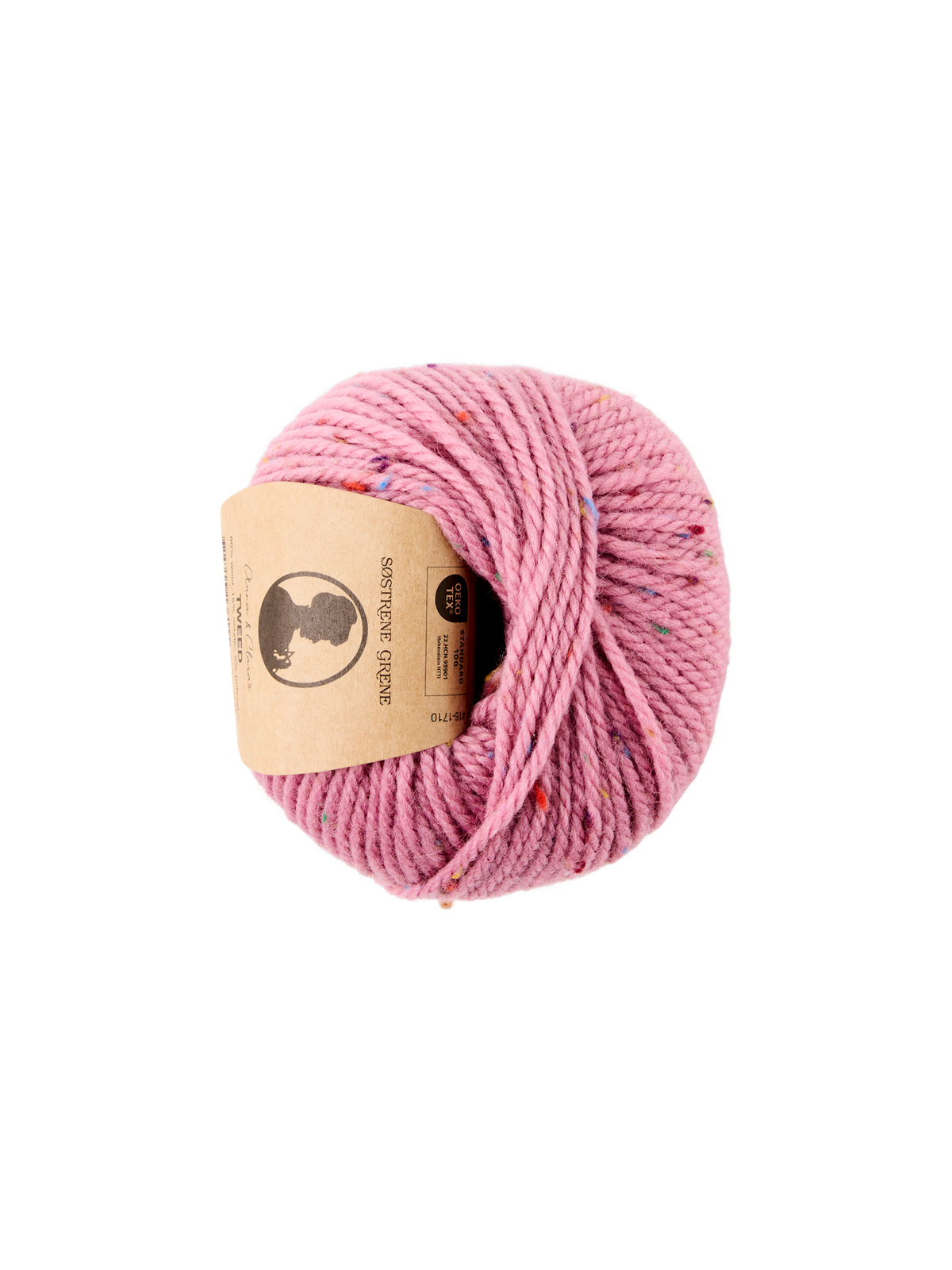 Wool blend tweed yarn
