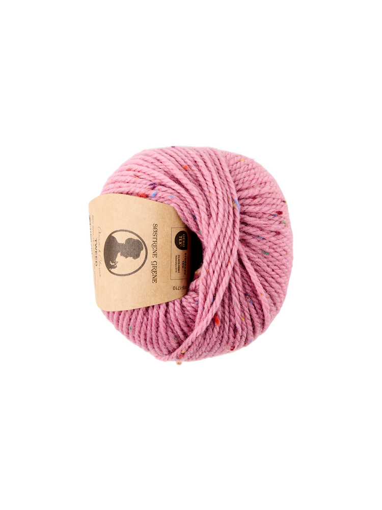 Wool blend tweed yarn