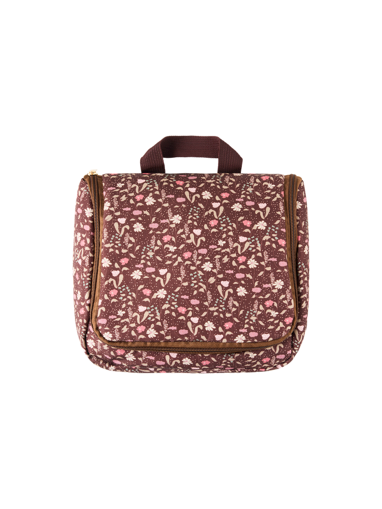 Hanging toiletry bag