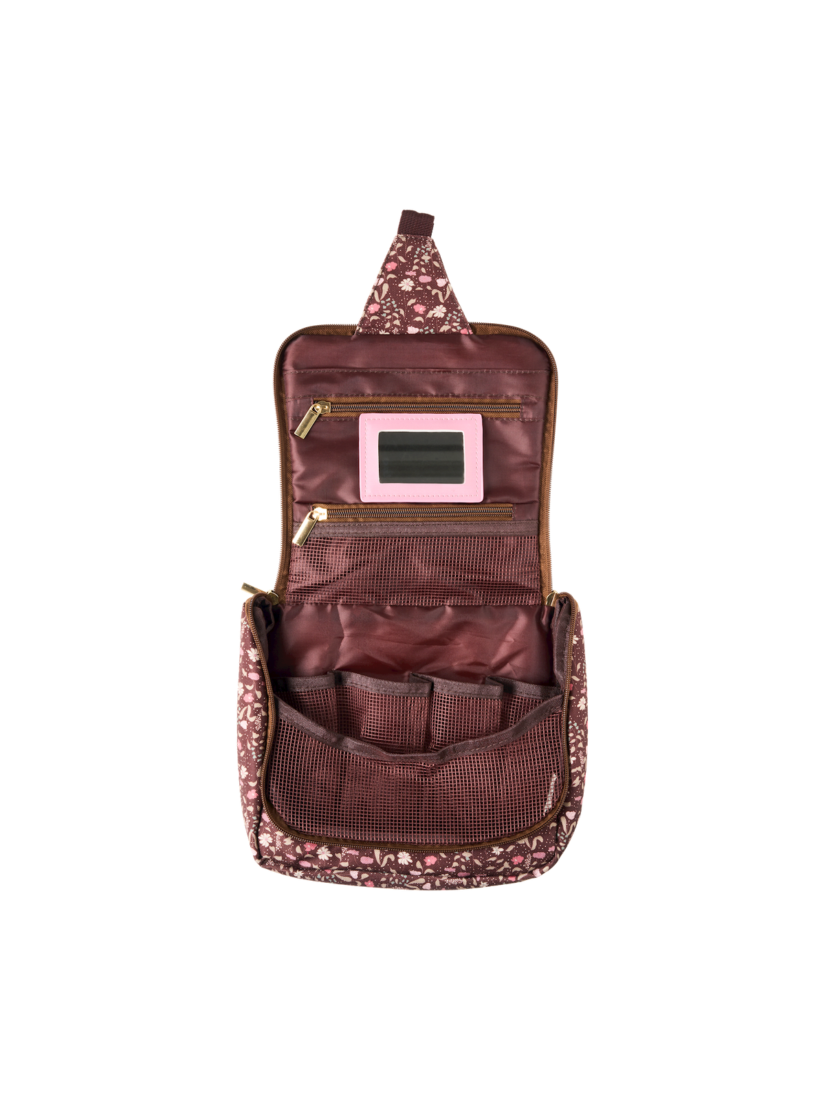 Hanging toiletry bag
