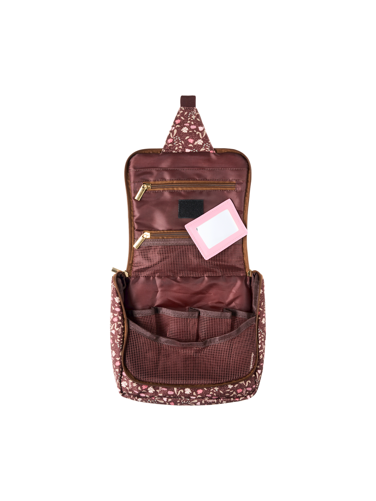 Hanging toiletry bag