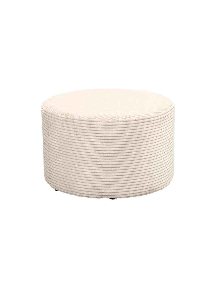 Corduroy pouffe